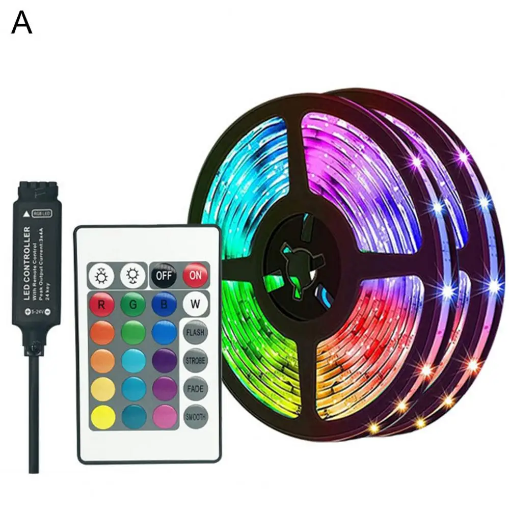 

Multi-color Backlighting for Eye Fatigue Relief Color Changing Led Strip Lights with Remote Control for Bedroom Party for Room