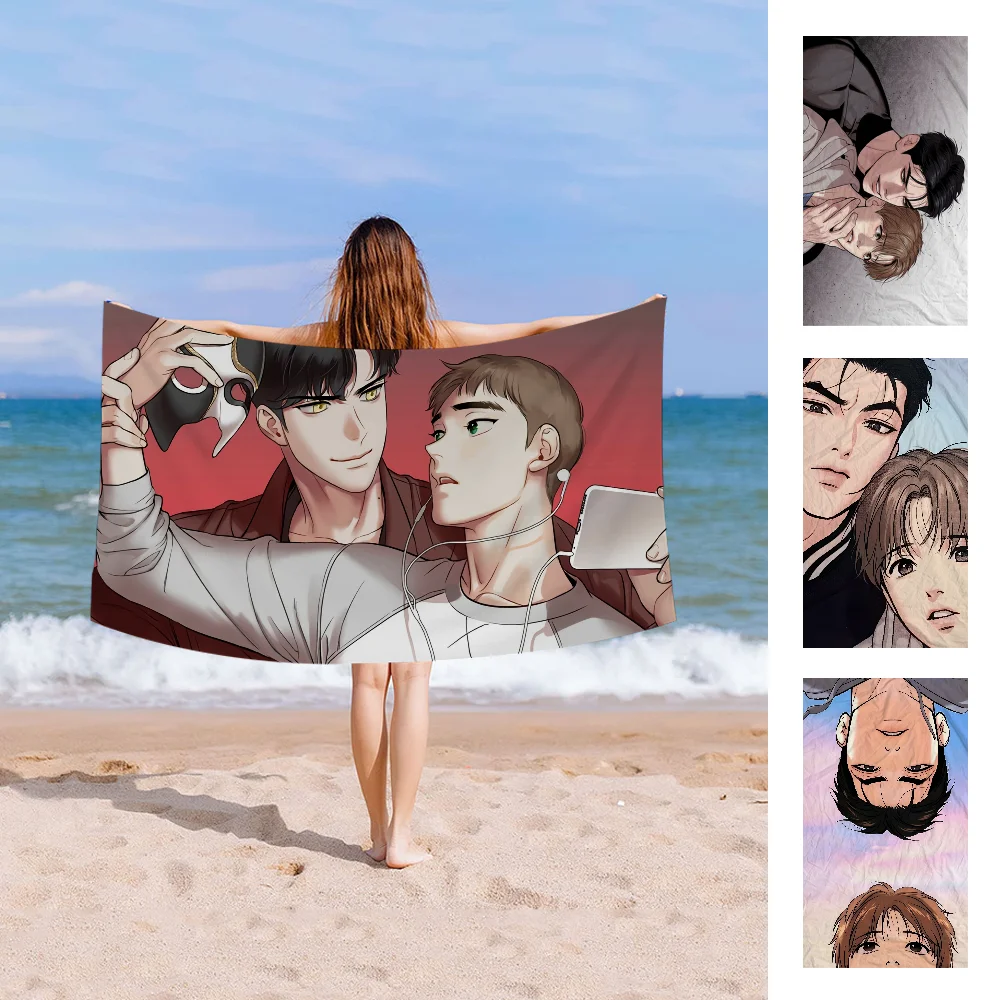 J-Jinx B-BL Comics Towel Microfiber Beach Towel Absorbent Quick dry Soft Yoga Swimming Resort Mountain Climbing