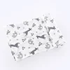 Baby cotton cartoon printed muslin  blanket for children soft and comfortable 120*110cm 5