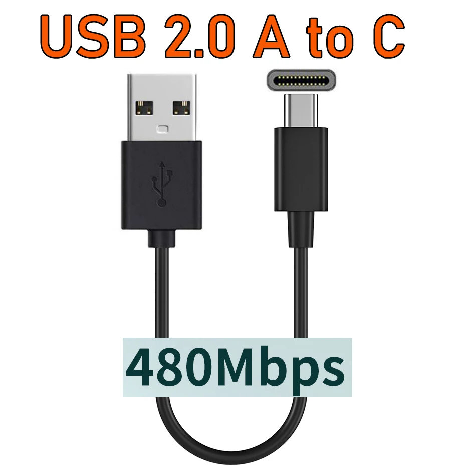 Fast Charging USB-C Cable for Wireless Headphones and Devices