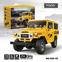 1/16 2.4G Rc Car for Jimny HG4-50 Simulated Lights Horn Smoke RC Car Full Scale Off Road Remote Control Car Children Toys 1