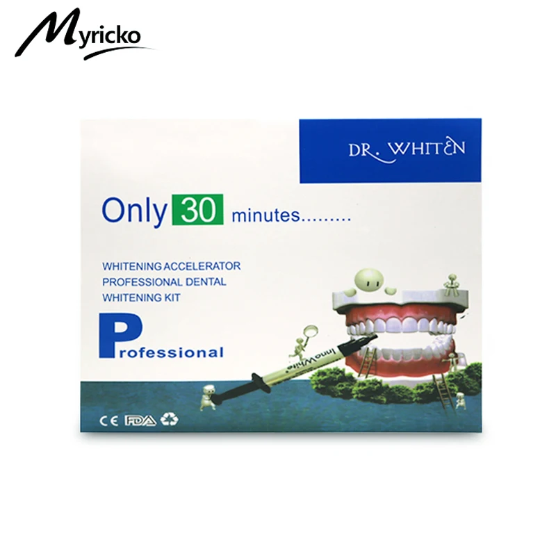 Dental Whitening Kit Whiten Teeth Bleach Gel Oral Care Quickly Remove Tooth Stains Dr. Whitening Clean Denxy Dentistry Material