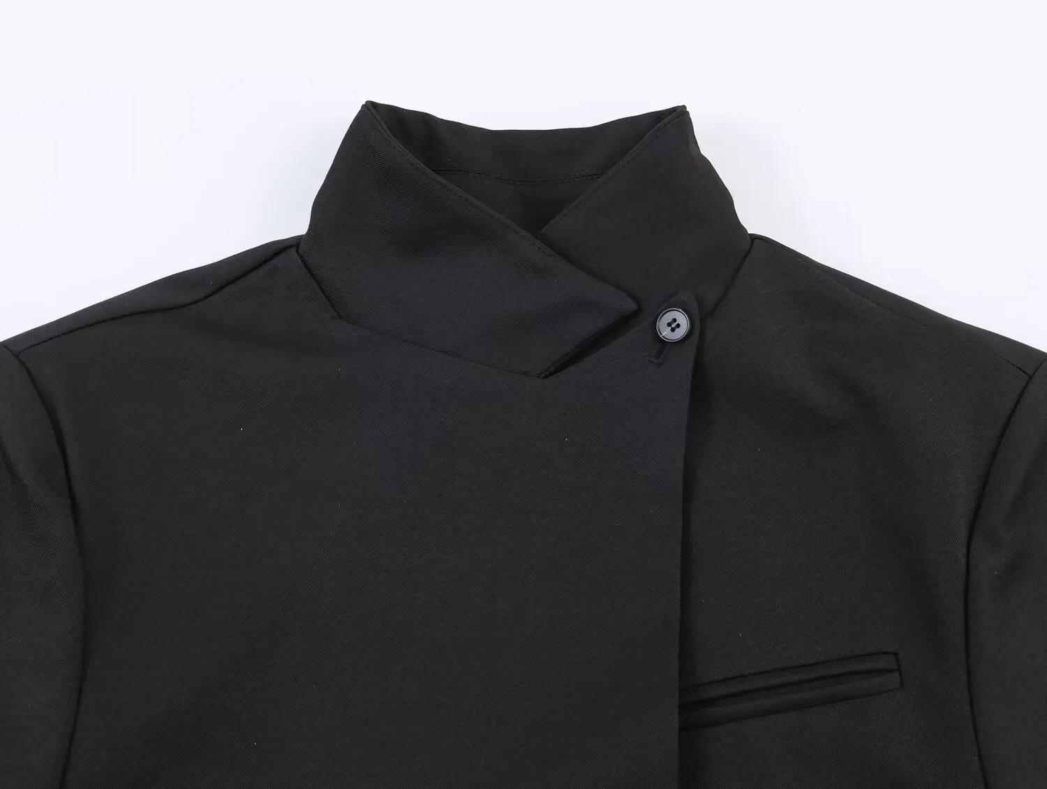 2026 New Arrivals: Women's Outerwear — Euro-American Style, Chic French Design, Minimalist Stand-Collar Long-Sleeve Jacket - 3