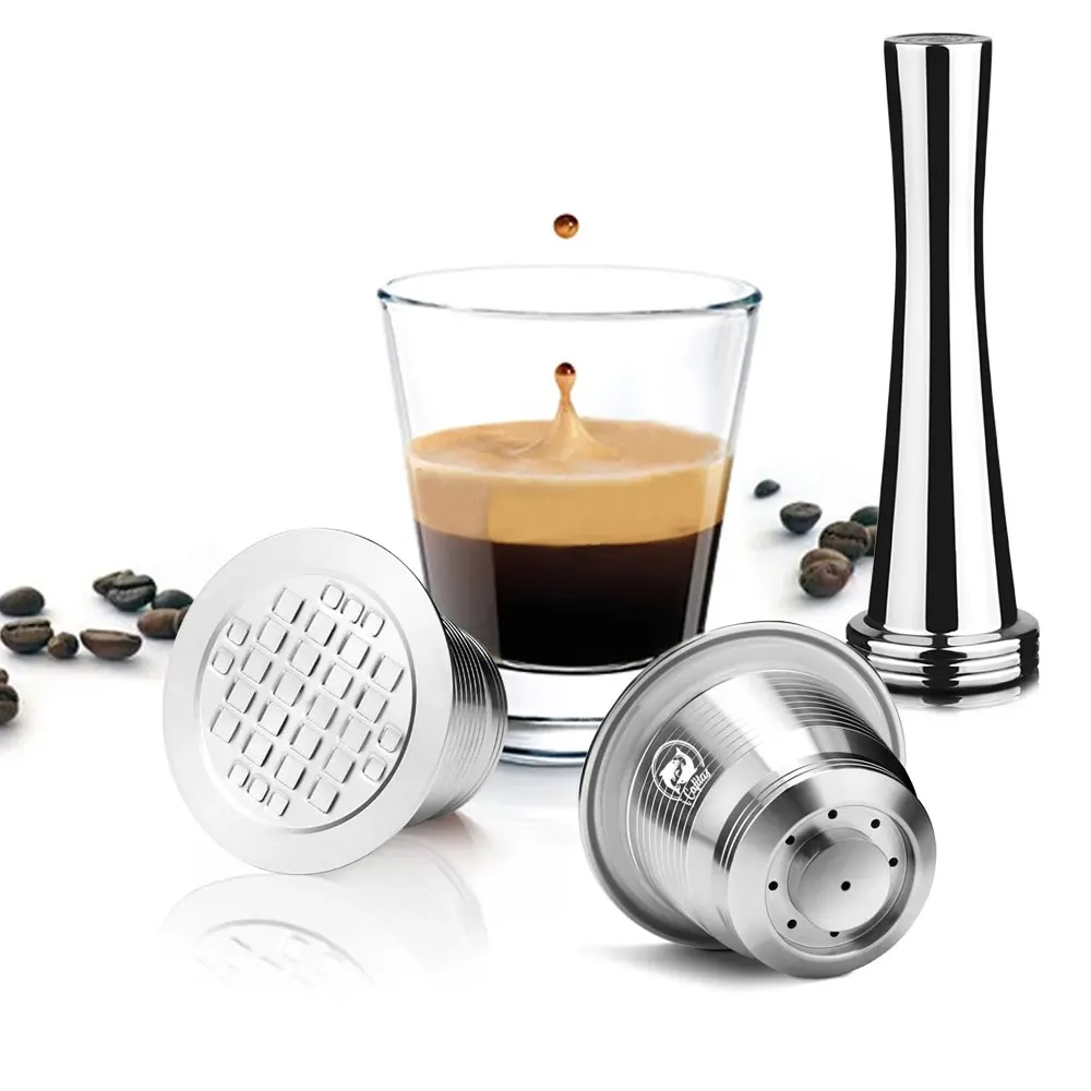 Icafilas Capsule Di Caffè Riutilizzabili Per Nespresso Inissia / Pixie Machine Filtri Per Caffè Riutilizzabili In Acciaio Inossidabile