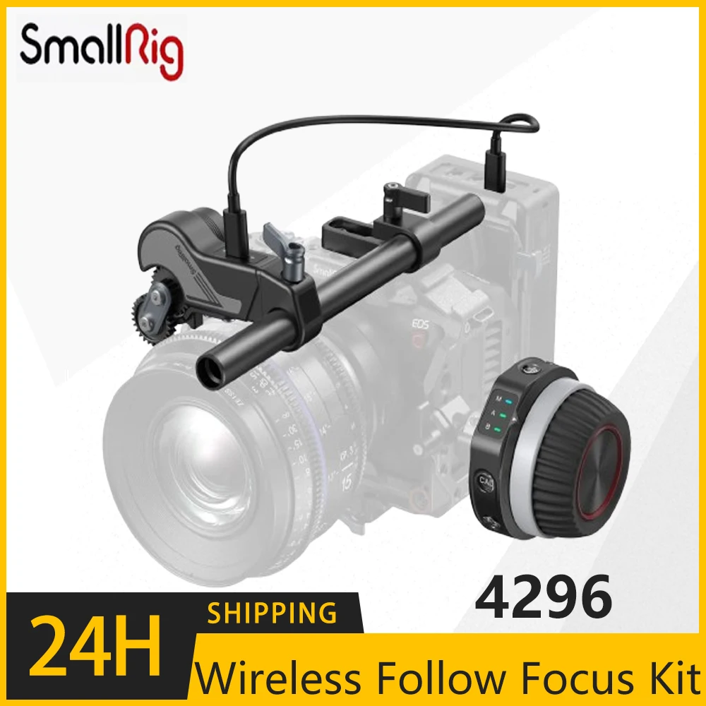 SmallRig Wireless Follow Focus Kit Wireless Receiver Motor for Iconic Brand Iconic Brand Nikon DJI DSLR Camera Gimbal Accessories 4296 4297