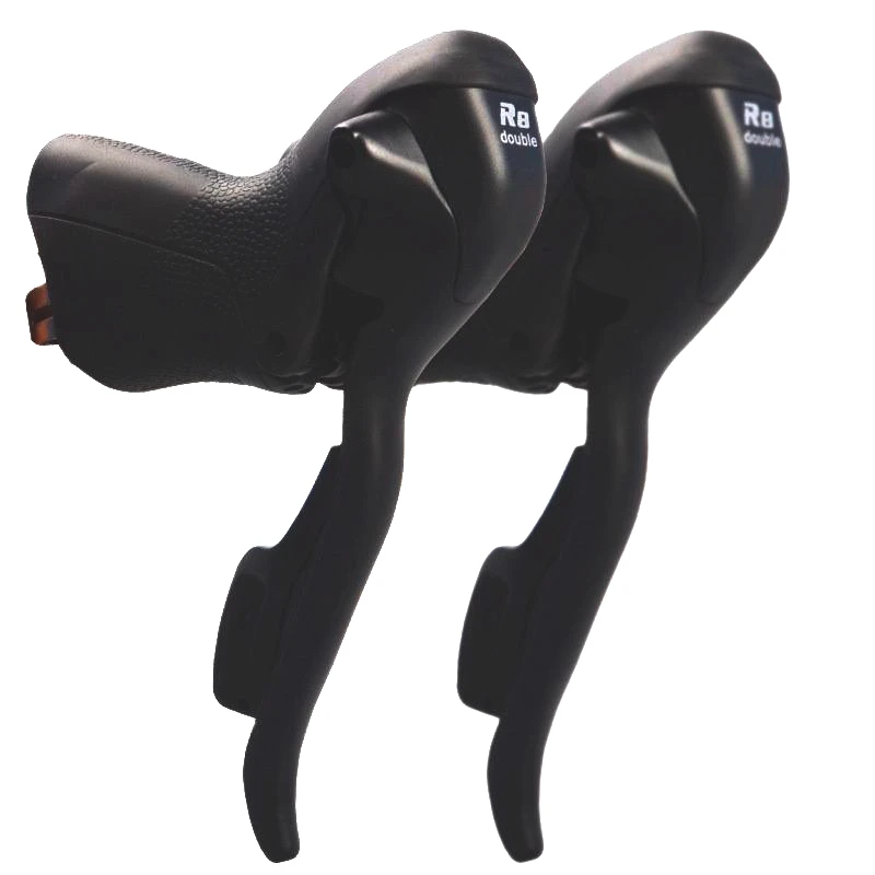 

7/8/9 Speed Shifter Bicycle Dual Control Levers Road Bike Shift Lever Derailleur Compatible for 22.2-23.8mm Handlebar