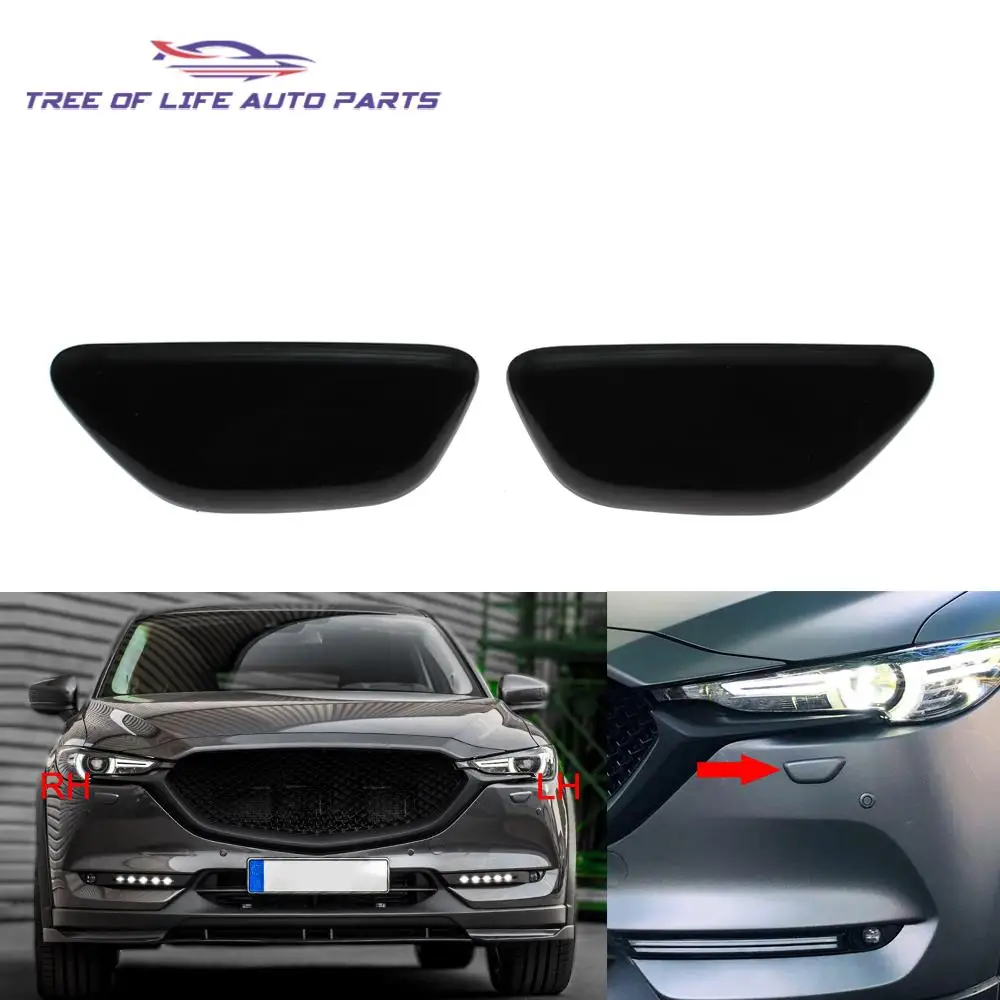 Front Bumper Headlight Washer Spray Nozzle Cover Cap For JEEP Grand Cherokee 2011-2013