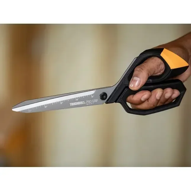 TOUGHBUILT TB-H4-70-11 Shears Construction Industrial Strength Scissors 11" Thin Iron Shears Hand Tools Toughbuilt Scissors 4