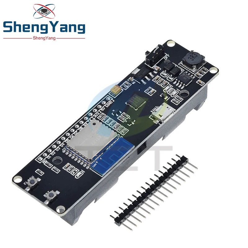 1/2/5PCS TZT Micro USB WeMos D1 ESP-02 ESP8266 Nodemcu Modul mit 18650 Batterieladung