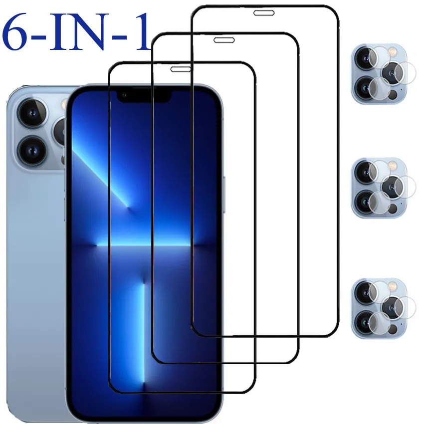 1-6 Vetro Temperato Per I Phone 14 Pro Max Pellicola Salvaschermo Iphone14 Vetro Iphone 13 Pro I14 Pellicola Fotografica Iphone-14 Vetro Protettivo Ip
