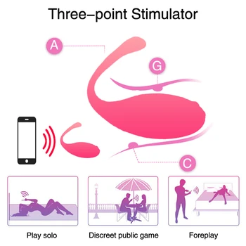 Wireless Bluetooth G Spot Dildo Vibrator for Women APP Remote Control Wear Vibrating Egg Clit Female Panties Sex Toys for Adults 6