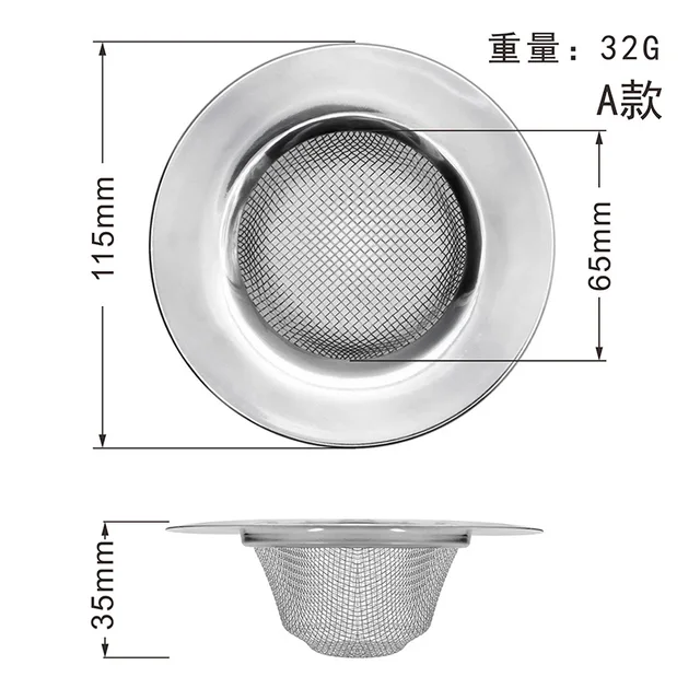 Colador De Drenaje Para Fregadero De Baño, Paquete De 2 Tapones
