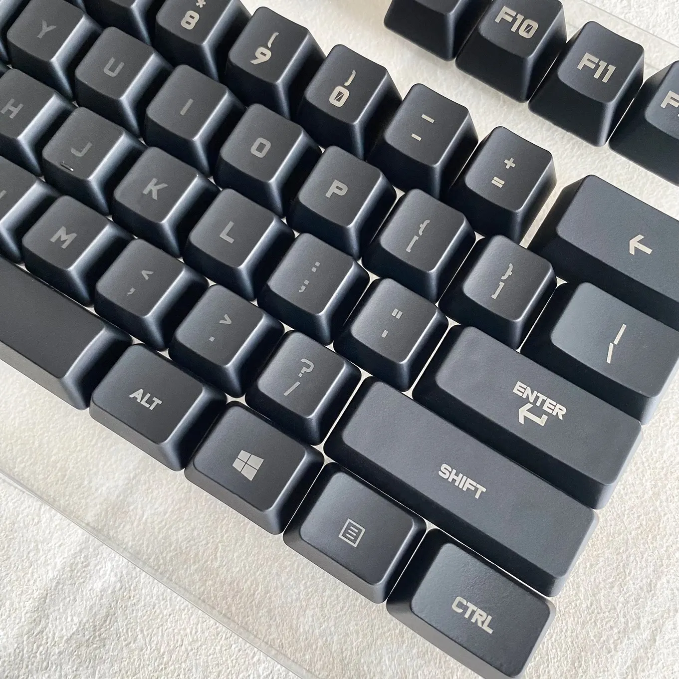 Romer-G 스위치 Logit G910 기계식 키보드 WASD/화살표 키/CTRL/스페이스바용 풀 세트 G910 블랙 키캡 교체품