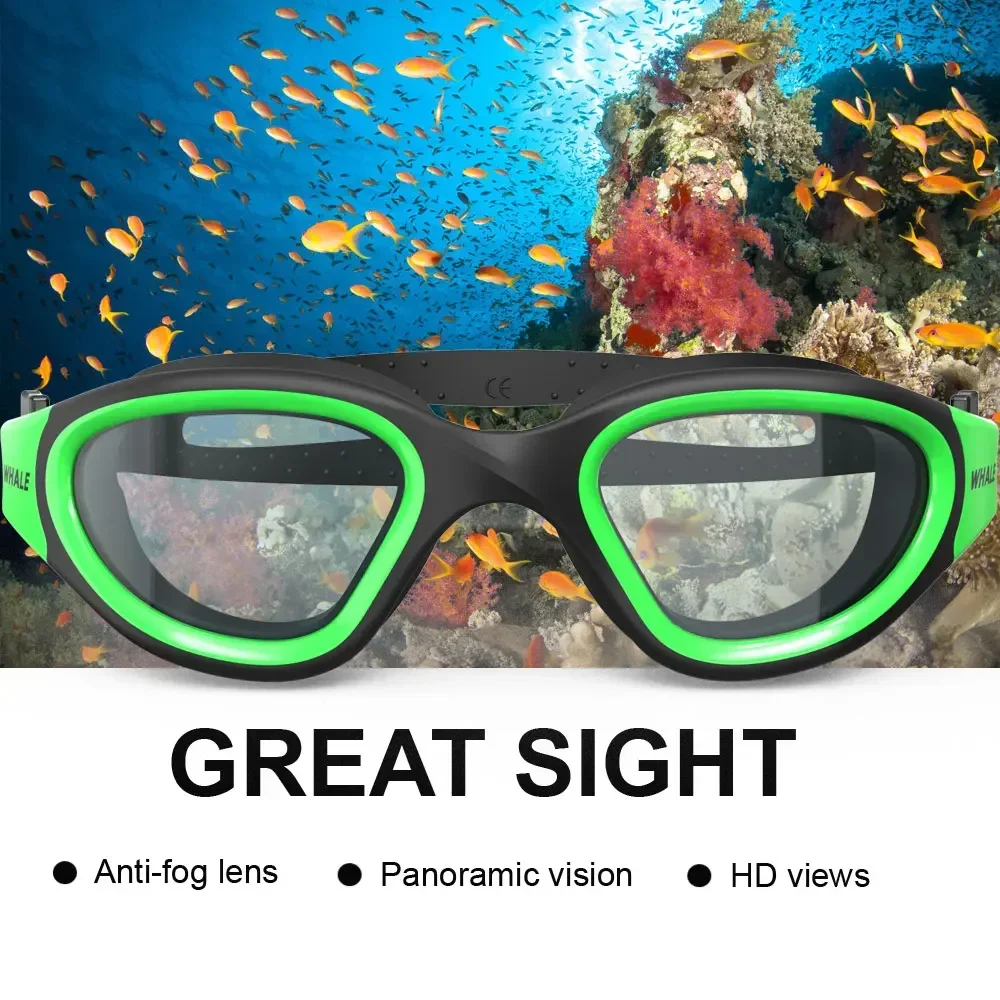Adult Anti-Fog UV Protection Lens Men Women Swimming Goggles Waterproof Adjustable Silicone Clear Lens Swim Glasses Adults 4