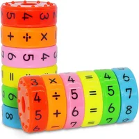 Montessori Preschool Puzzle Game Numbers and Symbols Math Skills Magnetic Block Calculate Educational Tools Great Gift for Kids 1