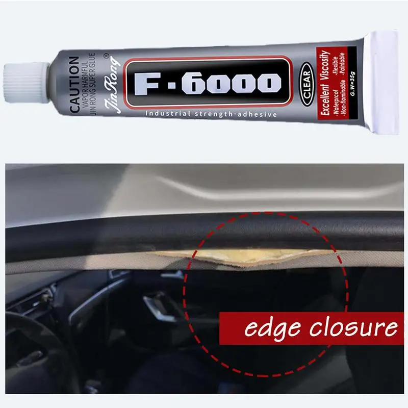 F 6000 20g Adhesive Car Roof Cloth Shedding Edge Repair Glue