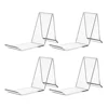 4 Pcs Shoes Retail Shop Display Rack Sandals Store Stand High Heel Transparent Acrylic Clear Shelf 1