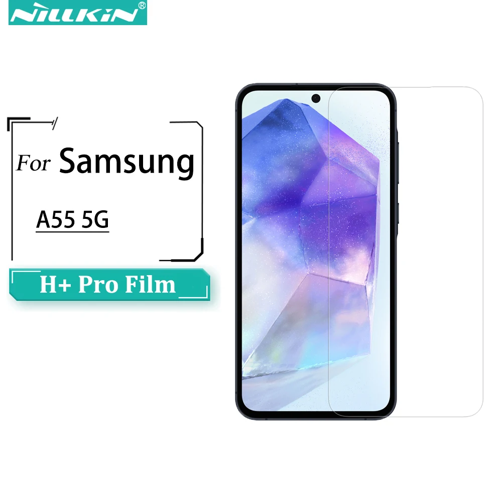 

Nillkin for Samsung A55 Tempered Glass H+PRO Anti-Explosion 2.5D 0.2 mm 9H Screen Protector For Samsung Galaxy A55 5G Film