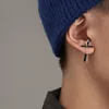 Dark Gothic Sword Earring Big Cross Ear Piercing Stud Earring For Women Men Vintage Goth Punk Rock Halloween Fashion Jewelry 6
