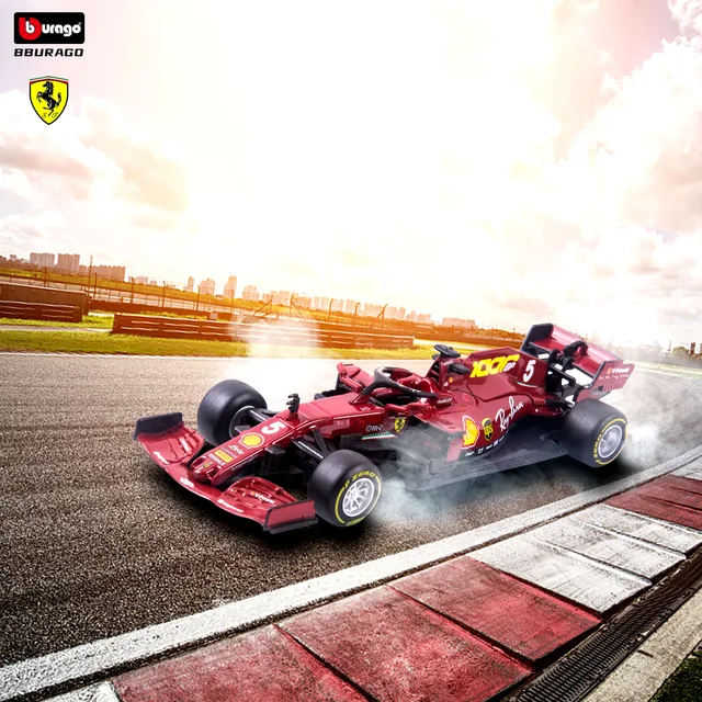 Bburago 1:43 Ferrari Diecast Alloy Model Car F1 Team Racing Formula Cars Static Toy SF21 SF1000 #7#16#5 6