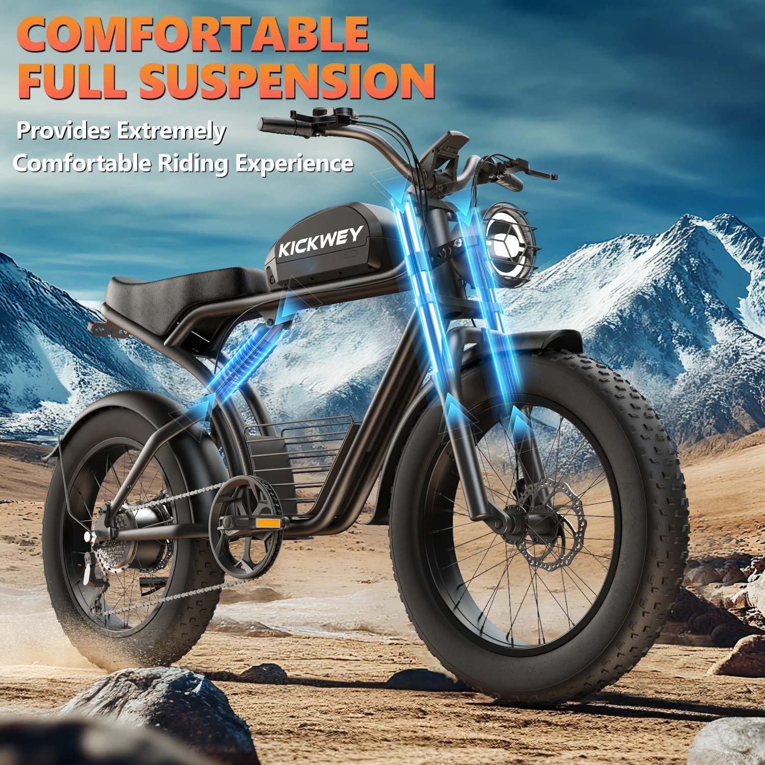 Kickwey K7 Electric bike 1500W Motor 3
