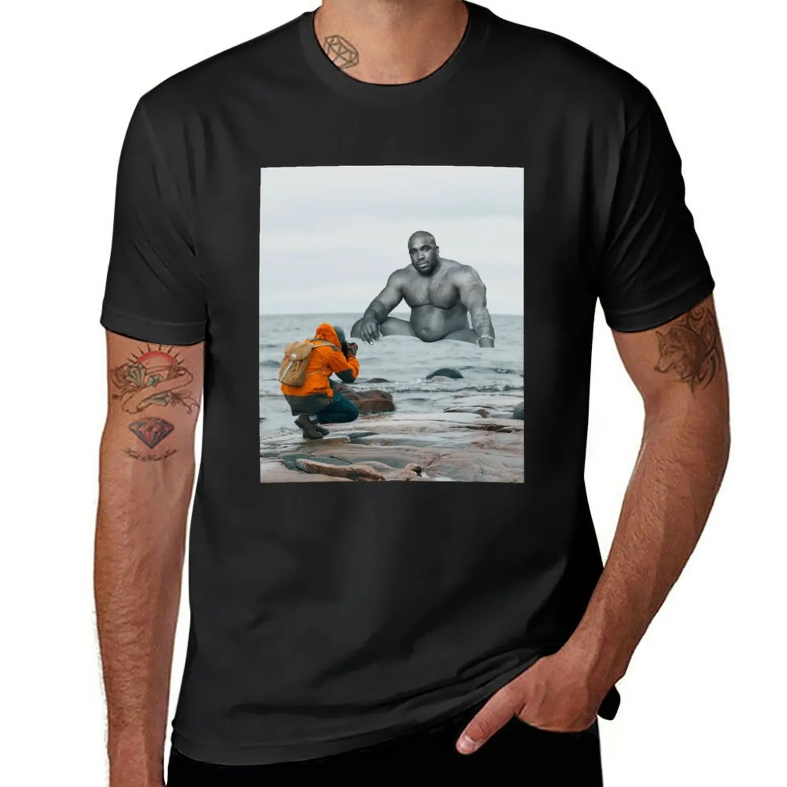 

Taking a Photo of Barry Wood T-Shirt customs sweat men t shirts