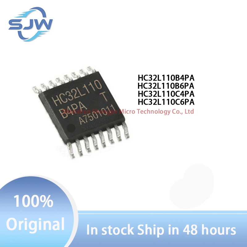 HC32L110B4PA HC32L110B6PA HC32L110C4PA HC32L110C6PA TSSOP-16 TSSOP-20 ARM-M0 Single-Chip Microcomputer chip