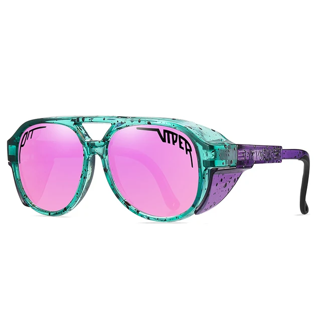  - PIT VIPER Men Cycling Glasses MTB Bicycle Eyewear UV400 Road Bike Goggles Windproof Sport Women Sunglasses
