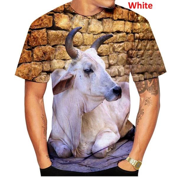 

2022 New Arrive Popular Novelty Animal Sheep Series T-shirt Men Women 3D Print T-shirt Harajuku Style T Shirt Summer Tops