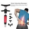 Therapy Massager Tool Spine Adjusting Massager with Four Repaceable Massage Heads Chiropractic Tool 4