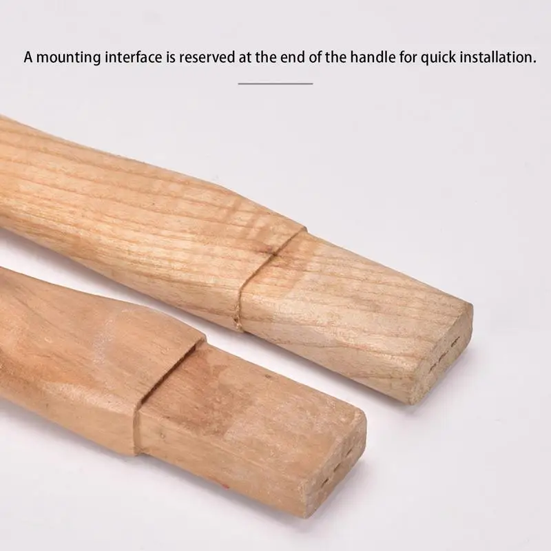 Wooden Axe Handle Replacement Wooden Hickory Handle Long Curved Solid Durable Axe Handle For Lath Hatchet Home Farm Garden Axe 5