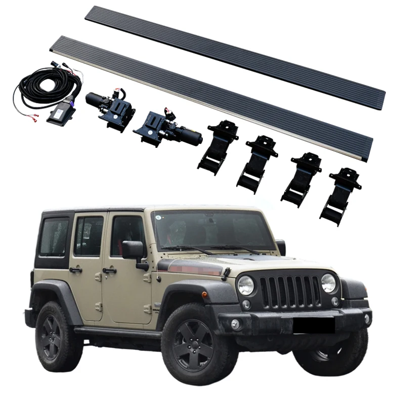 

Automatic Electric Power Side Step Running Board For Jeep Wrangler JK 4 door For Sahara Rubicon 2008-2017