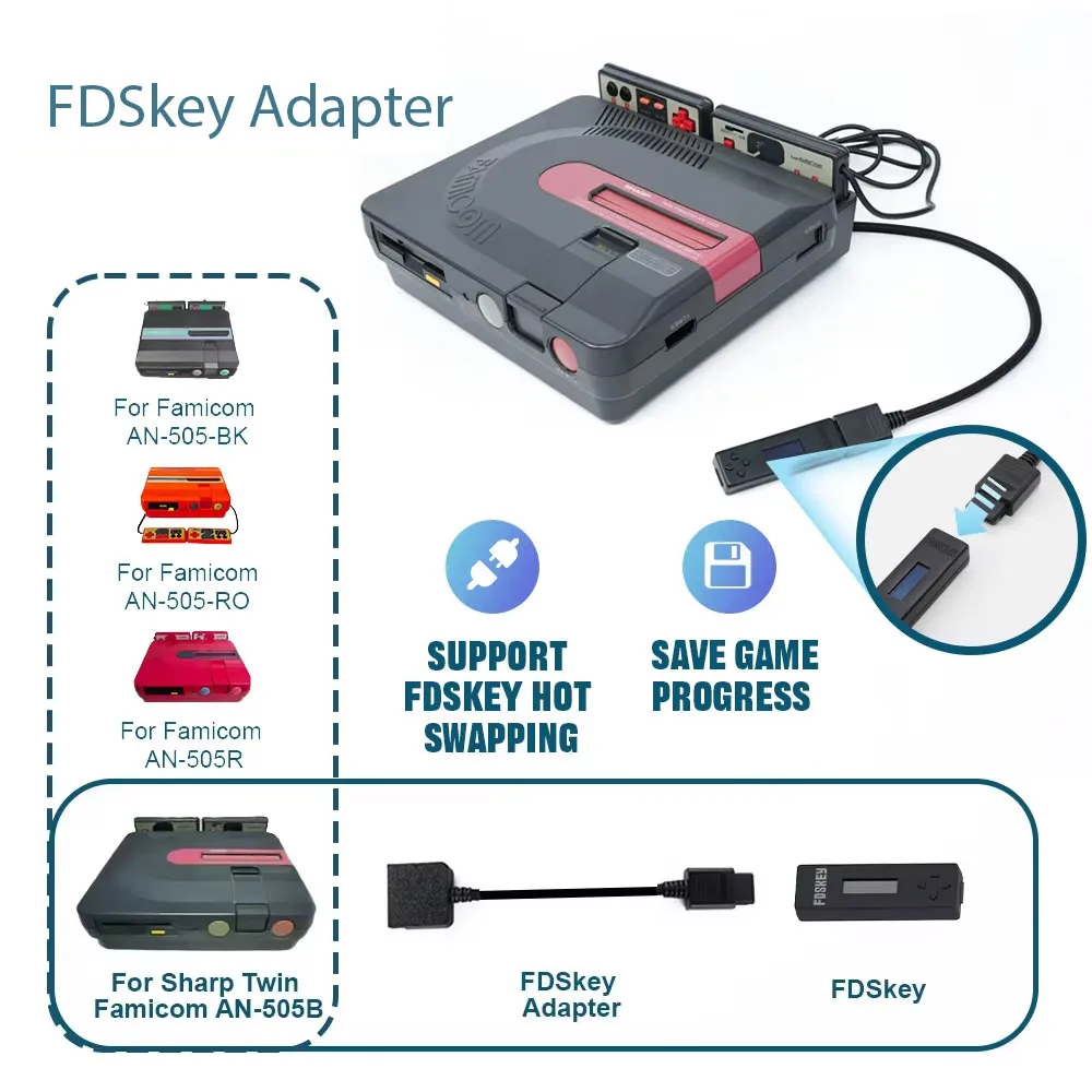 FDSKey ディスクエミュレータファミリーコンピュータ SD カード