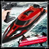 Hj808 Remote Control 25 Km/H High-Speed Speedboat 2.4g Competitive Model Water Children'S Electric Toy Remote Control Boat Gift 1