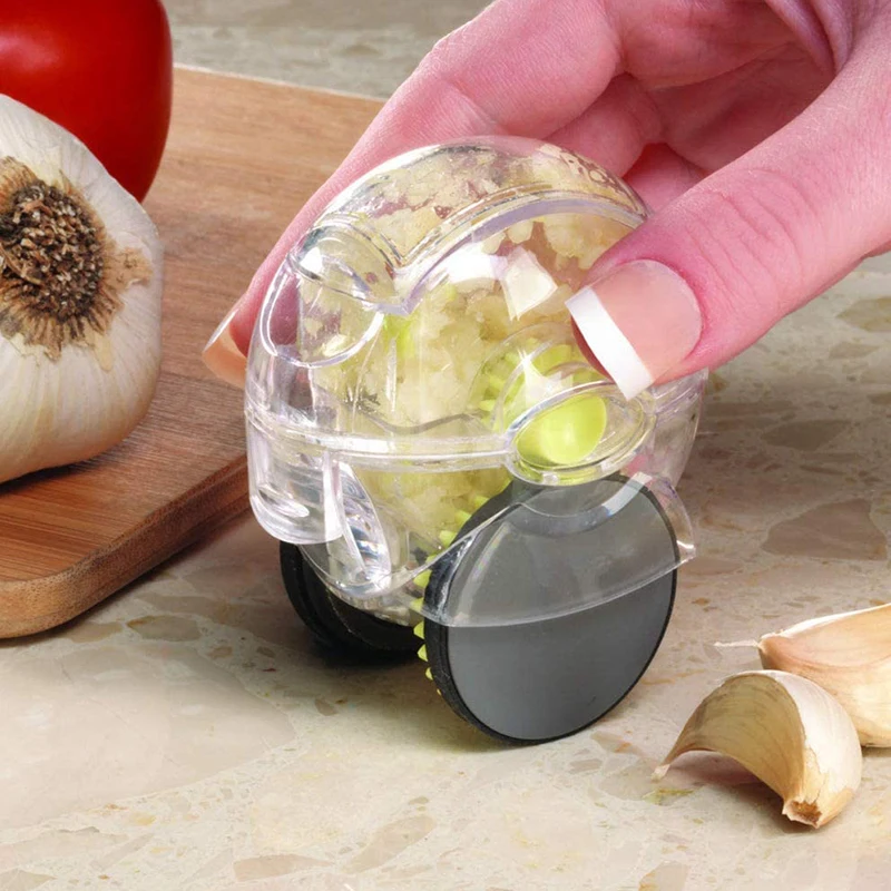 Garlic Wheel Roller Press Garlic Mincer Tools Stainless Steel Garlic  Chopper Crusher Garlic Twister Hand Garlic Grinder Kitchen - Fruit &  Vegetable Tools - AliExpress