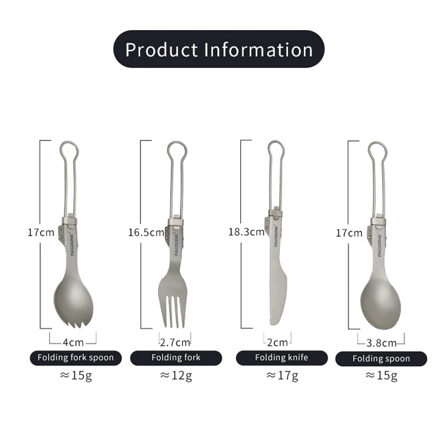 PACOONE Travelling Ultralight Dinnerware 2