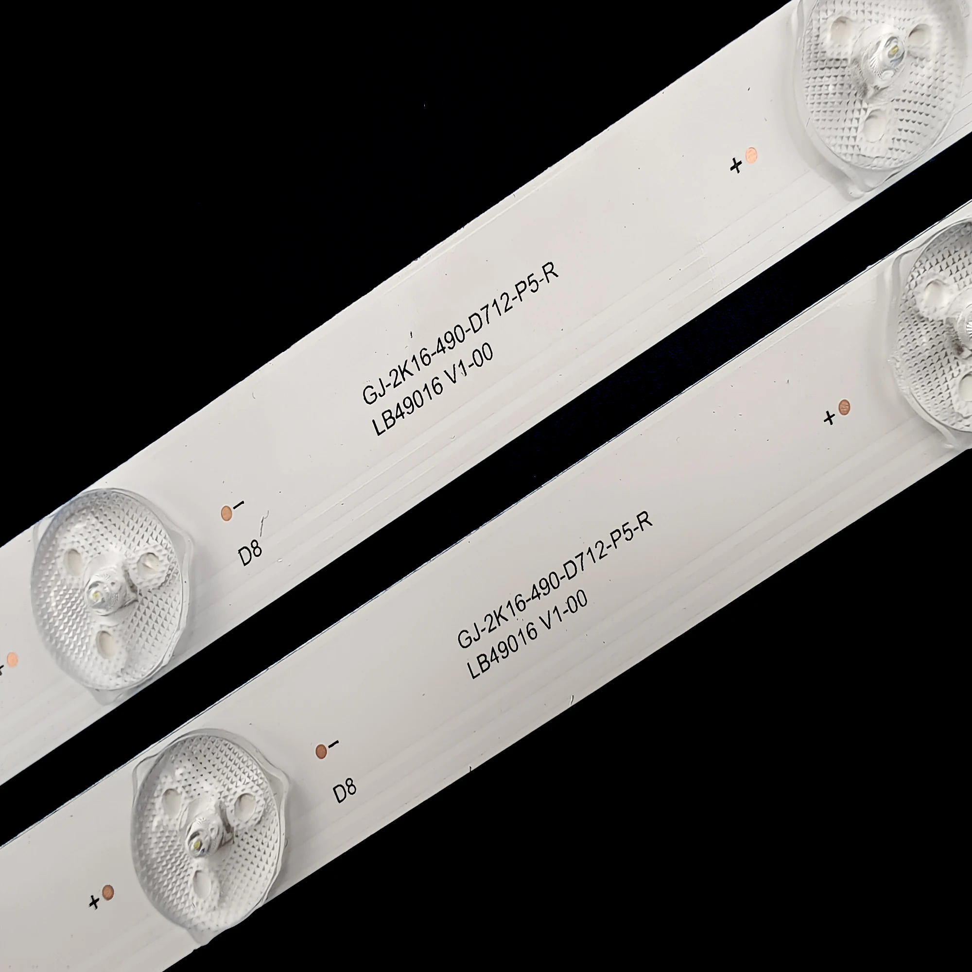 Newled Backlight Strip para 49pus6551 Gj2k16490-d712-p5-l r 01n21 01n22 Tpt490u2 49pus6401 49puh6101 Lb49016 49put6401 49c1080n - Imagem 5