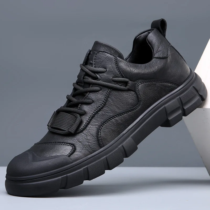 

2023 Autumn New Genuine Leather Breathable Versatile Trendy Sports Casual Leather Shoes for Men's Outdoor Mountaineering Shoes