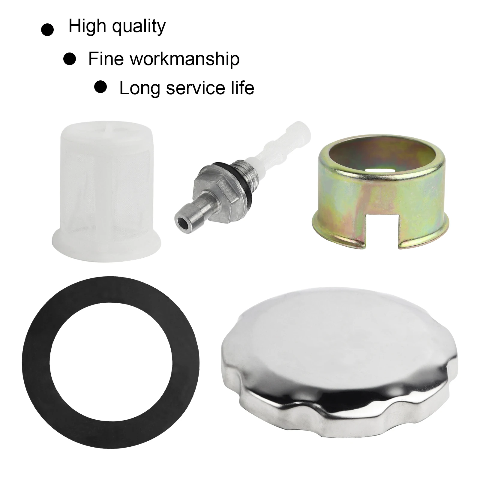 Tappo Serbatoio Plastica Nero Tappo Serbatoio Benzina Per Honda GX160, GX200, GX390 - Ricambio Originale In Plastica Nera Ricambio Honda Gx160 - Foto 2