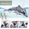 Shark Rc Dolphin whale Spray Water Toy Remote Controlled Boat ship Submarine Robots Fish Electric Toys For Kids Xmas Gifts 6