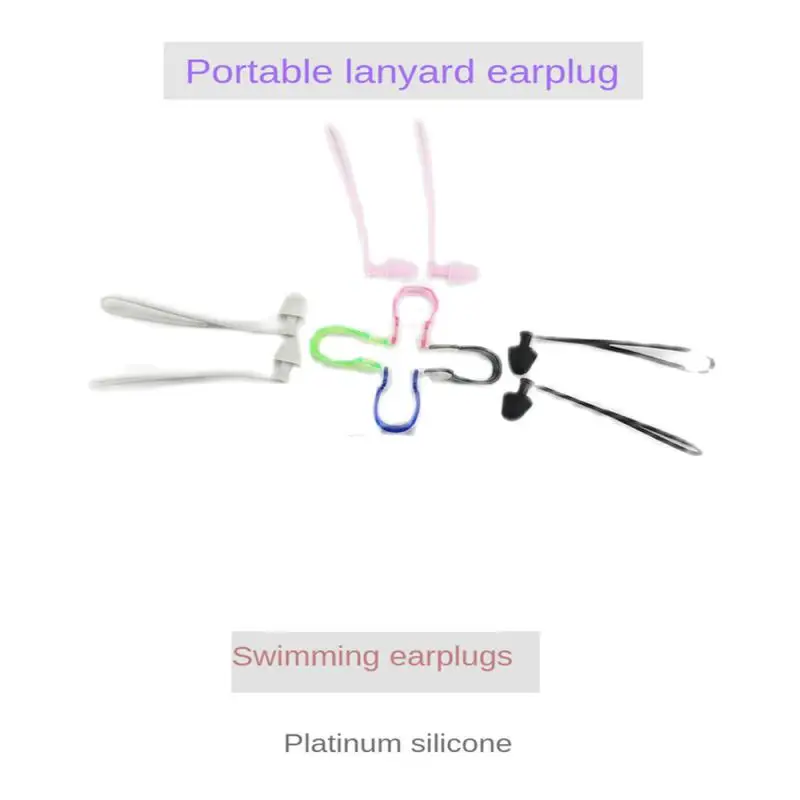Waterproof Swim Ear Plugs Pool Accessories Anti-noise Ear Plugs Silicone Swimming Swimming Earplugs Swimming Tools 4