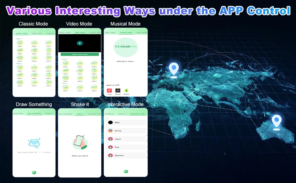 Vibratore HESEKS per allenamento con controllo APP, masturbatore maschile, giocattoli sessuali, anello per l'allenamento del glande per uomini_voghion.com