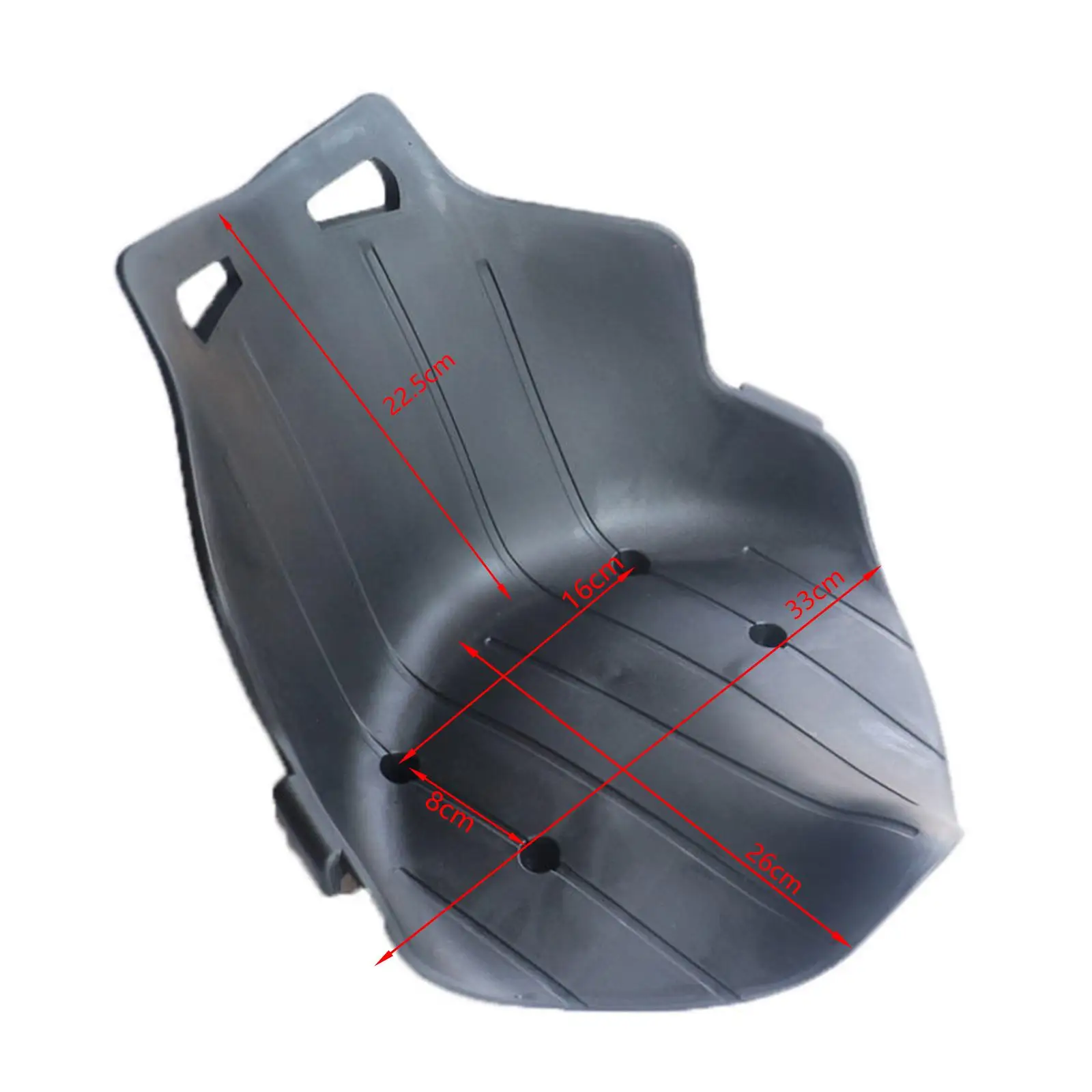 Children`s Go Kart Seat Attachment, Sturdy PP Accessories, Ergonomic Design