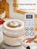 110V mini electric cooking pot household small multi-functional hot pot electric steamer rice cooker American small appliances 3