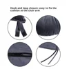 Soft Velvet Cotton Chair Cushion Stool Pad Set Warm Cover for Home Office Gray Color 5