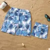 Family Matching Outfits Summer Breezy Palm Leaf Family Matching Swimsuit Swimwear Mother and Daughter Kids Family Look Swimming 5