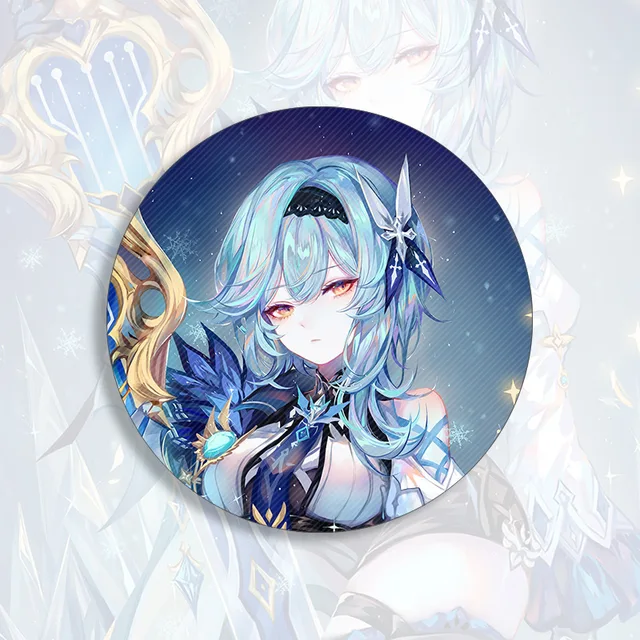 58mm Game Genshin Impact Brooch Pin Xiao Kaedehara Ayaka Baal Raiden Shogun Cosplay Badge Accessories For Clothes Backpack Gift 19