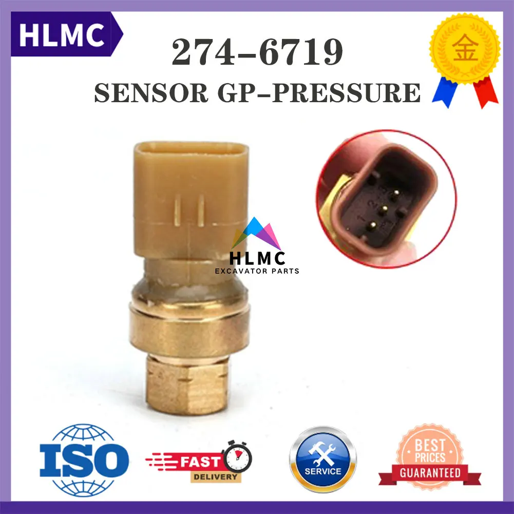 

Excellent Quality C9 Excavator Sensor 274-6719 E330D E336D E345D Oil Pressure Sensor CA2746719 274-6719 2746719