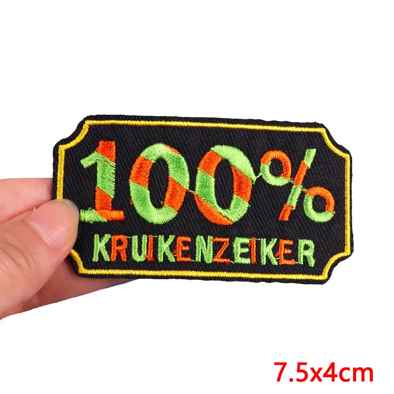 Netherland Carnival Emblem Embroidered Patch for Clothing - DIY Iron-On/Sew-On Applique