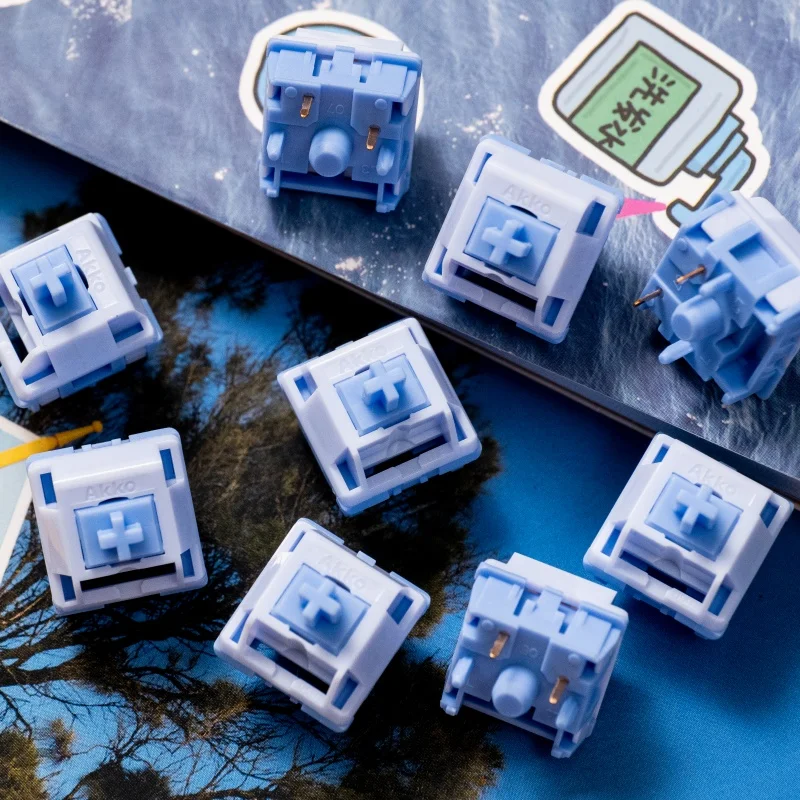 チャーム Akko Akko ミラースイッチ 5 ピン 37gf 低動作力リニアスイッチ工場